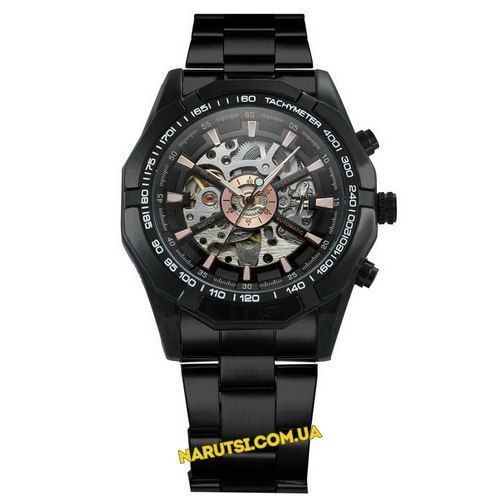 Годинник Forsining 8042 All Black 1059-0059 фото