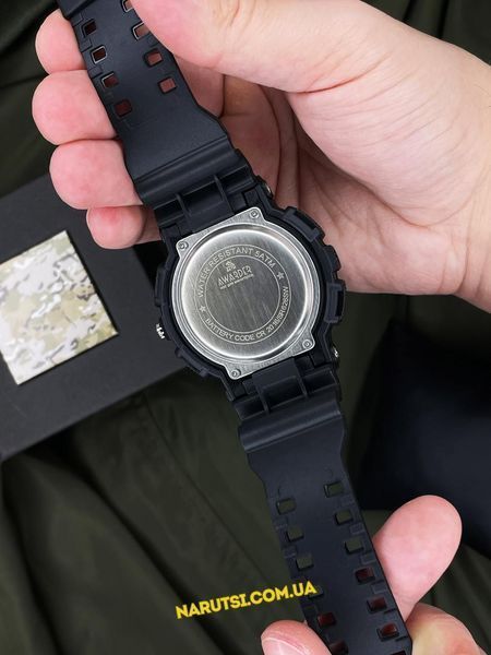 Годинник тактичний Awarder 005 Тризуб срібло Black 1202-0165 фото