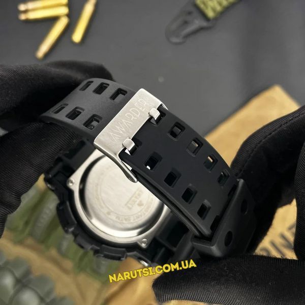 Годинник тактичний Awarder 005 Тризуб срібло Black 1202-0165 фото