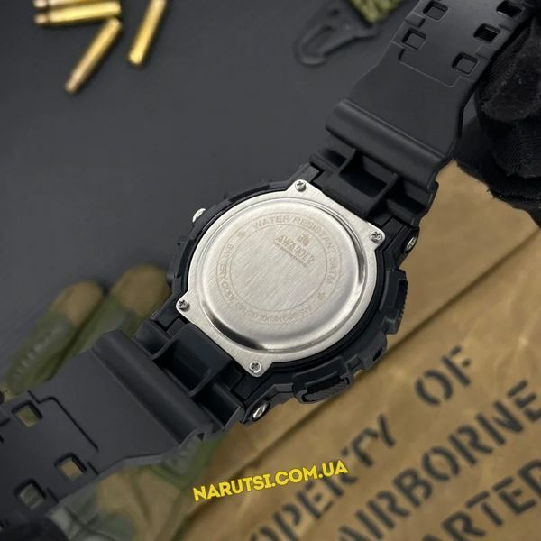 Годинник тактичний Awarder 005 Тризуб срібло Black 1202-0165 фото