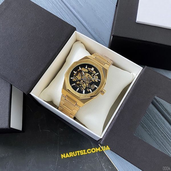 Годинник Gusto Skeleton Gold-Black 1031-0004 фото