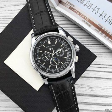 Годинник Forsining 319 Black-Silver-Black 1059-0022 фото