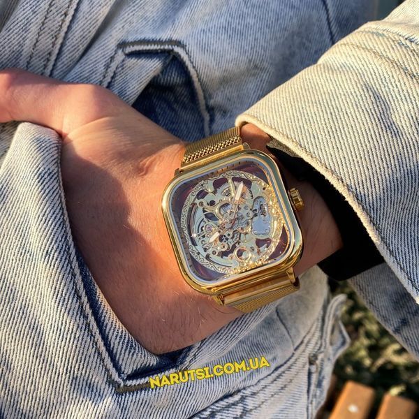 Годинник Forsining 8181 All Gold 1059-0044 фото