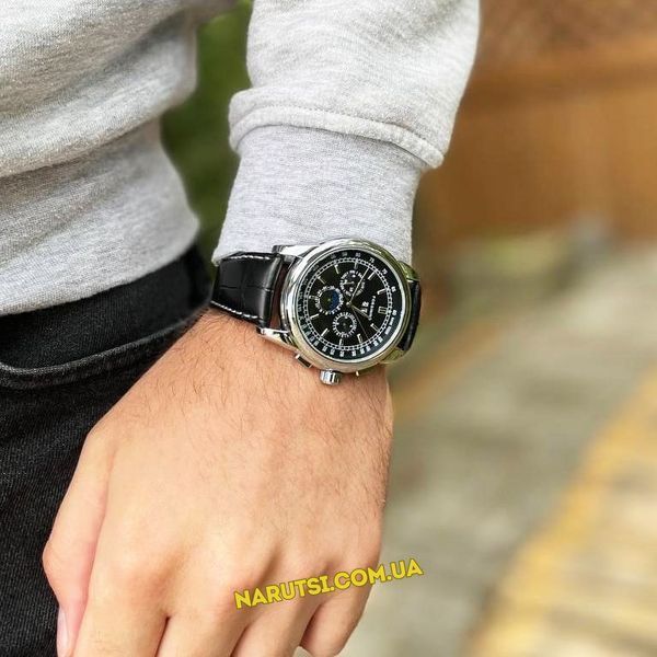 Годинник Forsining 319 Black-Silver-Black 1059-0022 фото