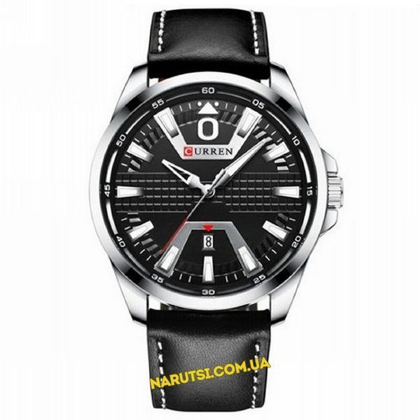 Годинник Curren 8379 Silver-Black 1008-0239 фото
