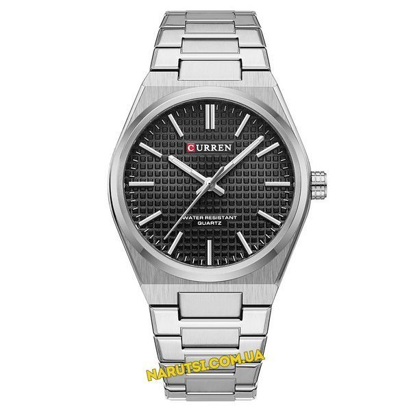 Годинник Curren 8439 Silver-Black 1008-0392 фото