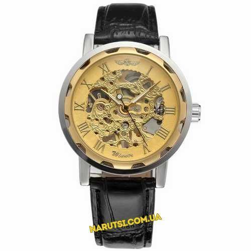 Годинник Winner 8012 Black-Silver-Gold 1099-0008 фото