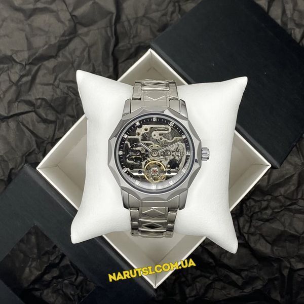 Годинник Forsining 8240 Silver-Black 1059-0150 фото