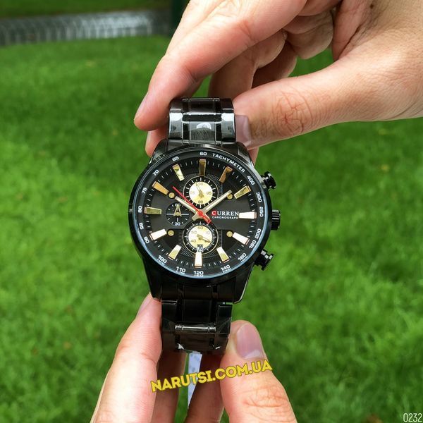 Годинник Curren 8351 Black-Gold 1008-0232 фото