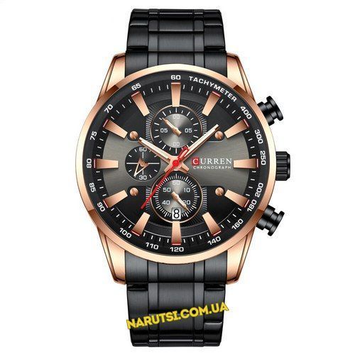 Годинник Curren 8351 Black-Cuprum 1008-0230 фото