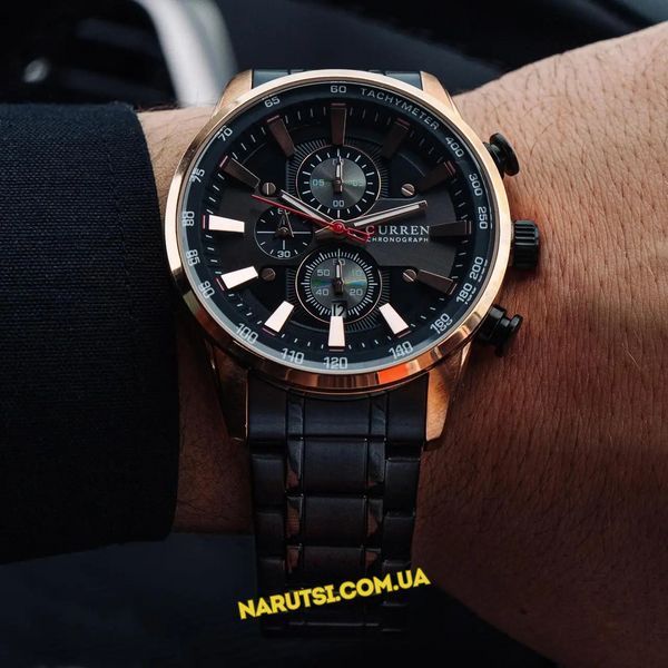 Годинник Curren 8351 Black-Cuprum 1008-0230 фото