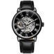 Годинник Forsining 8099 All Black Leather 1059-0129 фото 4