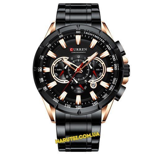 Годинник Curren 8363 Black-Cuprum 1008-0179 фото