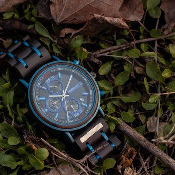 Годинник з дерева Razodeto Watch GS018 Blue GS018 Blue фото