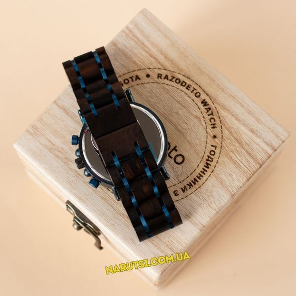 Годинник з дерева Razodeto Watch GS018 Blue GS018 Blue фото