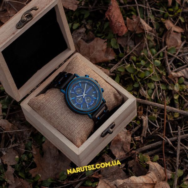 Годинник з дерева Razodeto Watch GS018 Blue GS018 Blue фото