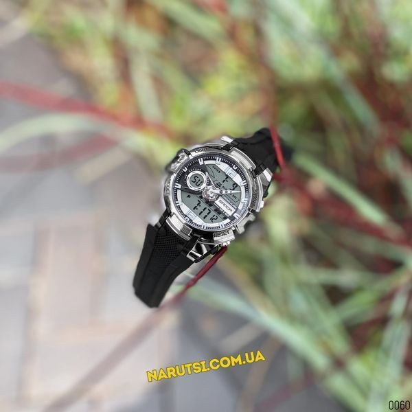 Годинник Sanda 6015 Black-Silver 1044-0060 фото