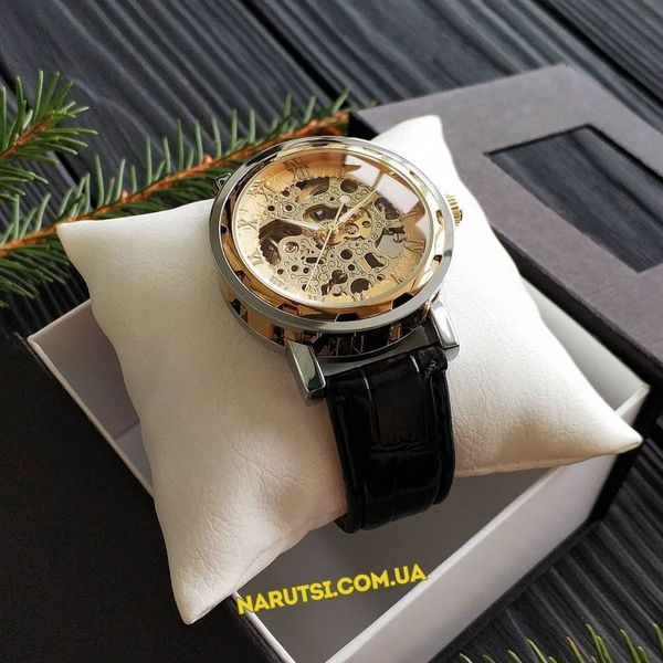 Годинник Winner 8011 Black-Silver-Gold 1111-0020 фото