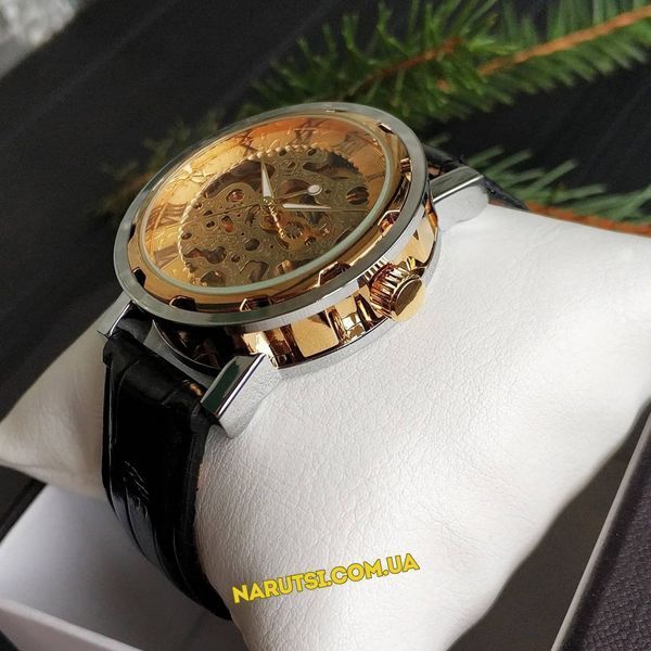 Годинник Winner 8011 Black-Silver-Gold 1111-0020 фото