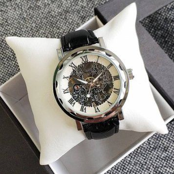 Годинник Winner 8011 Black-Silver 1111-0021 фото