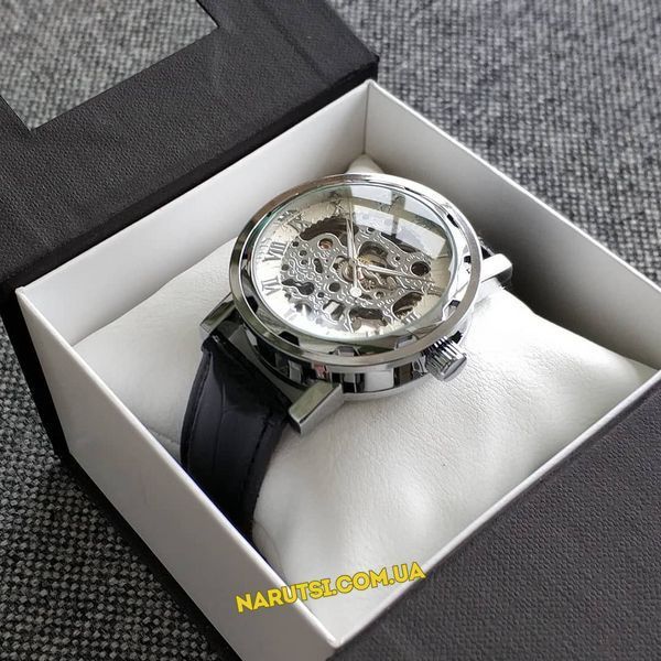 Годинник Winner 8011 Black-Silver 1111-0021 фото