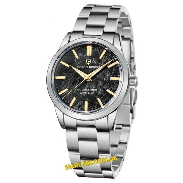 Годинник Pagani Design PD-1734 Silver-Black 1138-0024 фото