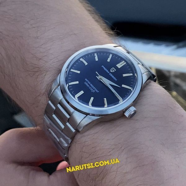 Годинник Pagani Design PD-1734 Silver-Black 1138-0024 фото