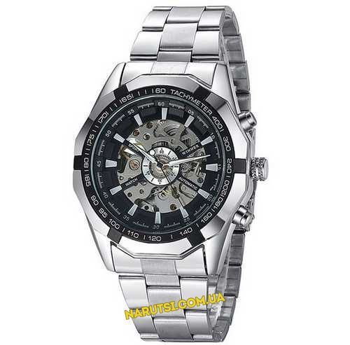 Годинник Winner 8042 Silver-Black-Silver 1099-0015 фото
