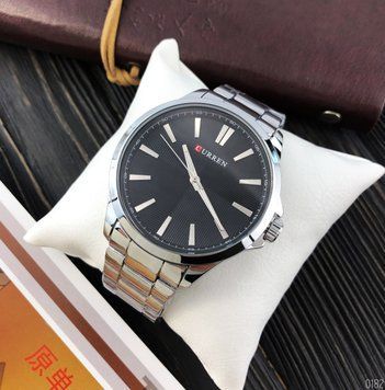 Годинник Curren 8322 Silver-Black 1008-0182 фото