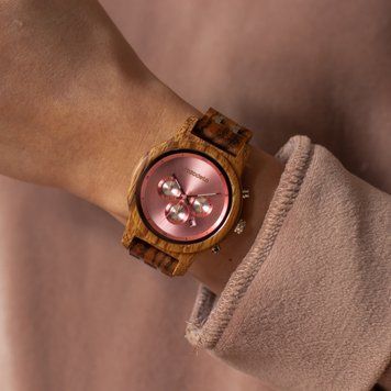 Годинник з дерева Razodeto Watch P18 Rosy P18 Rosy фото