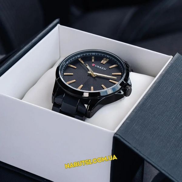 Годинник Curren 8322 Black-Gold 1008-0183 фото