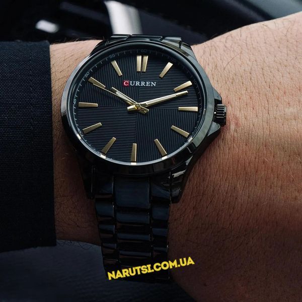 Годинник Curren 8322 Black-Gold 1008-0183 фото