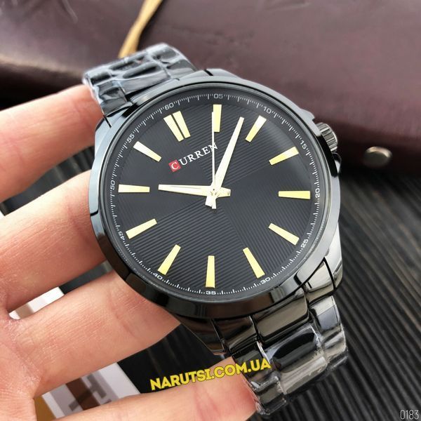 Годинник Curren 8322 Black-Gold 1008-0183 фото