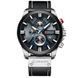 Годинник чоловічий Curren 8322 Silver-Black 1008-0250 фото 9